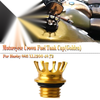 Harley Softail, Dyna, Road King 1 x Gold Gas Cap Cover