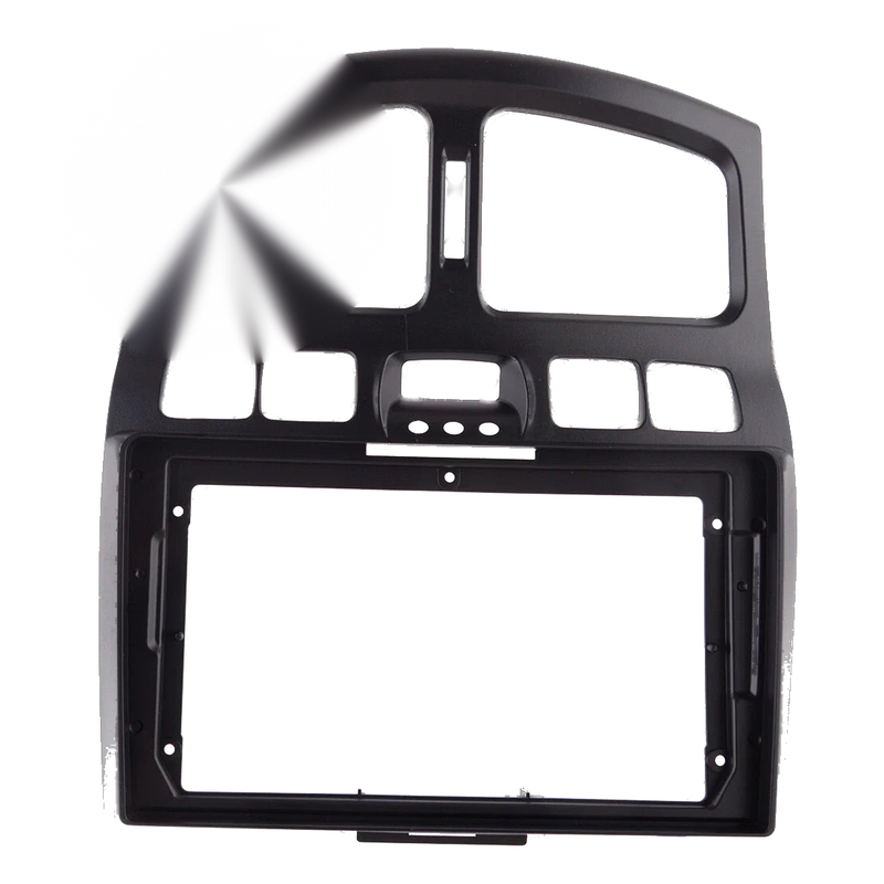 Hyundai Santa Fe 9" Stereo Radio Fascia Frame Trim (2004-2006)