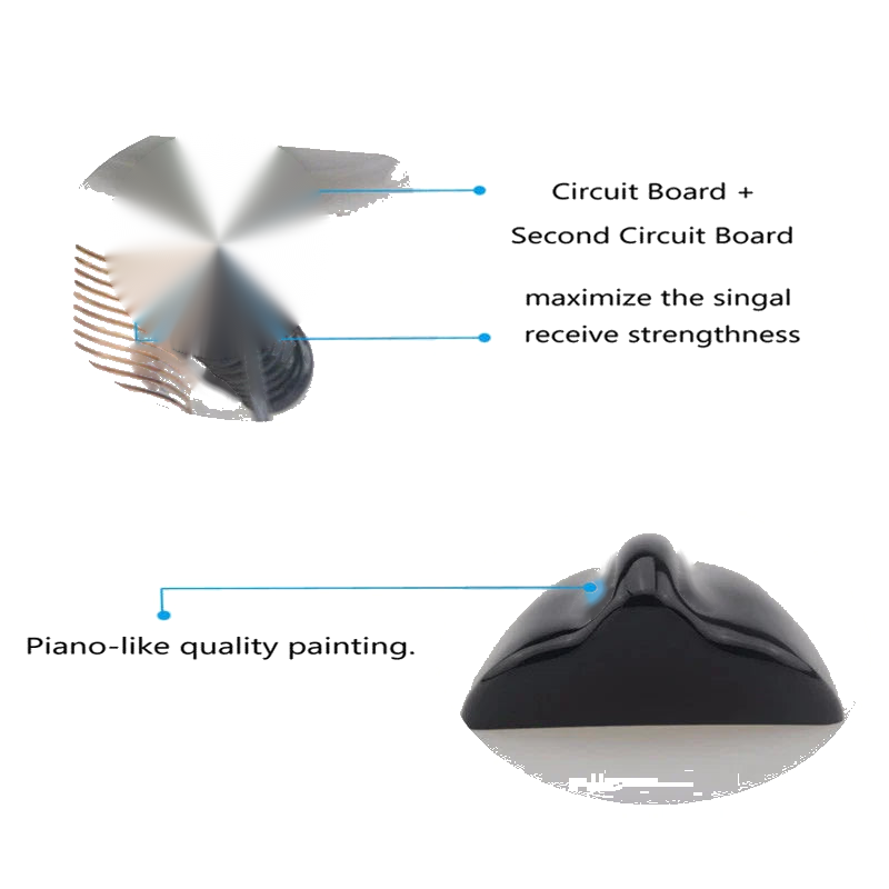 Hyundai Sonata 1990-2014 AM / FM Radio Aerial Gray Shark Fin Antenna Cover