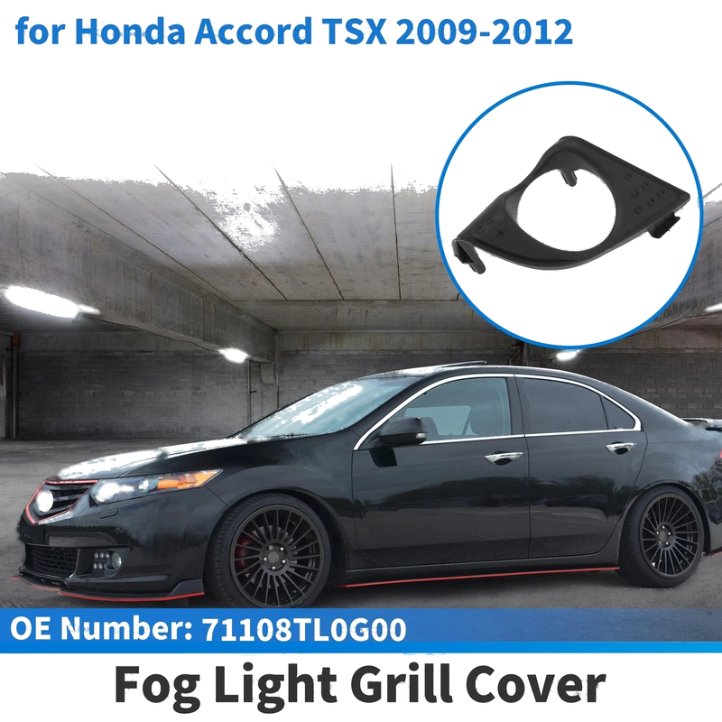 Honda Accord Acura TSX Front Left Fog Light Grill (2009 - 2012)