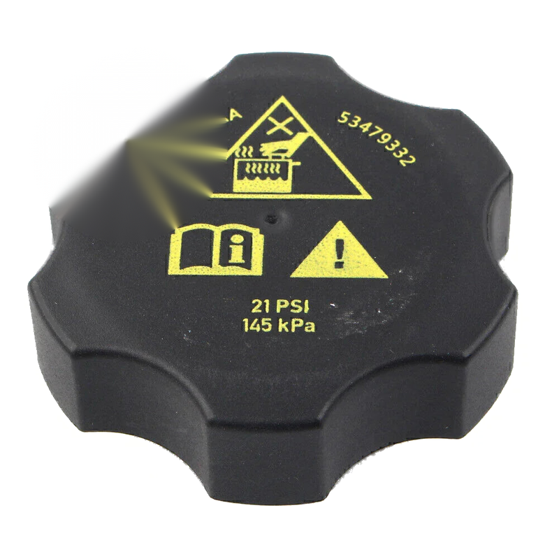 Dodge Ram Black Radiator Coolant Recovery Bottle Cap (2013-2018)