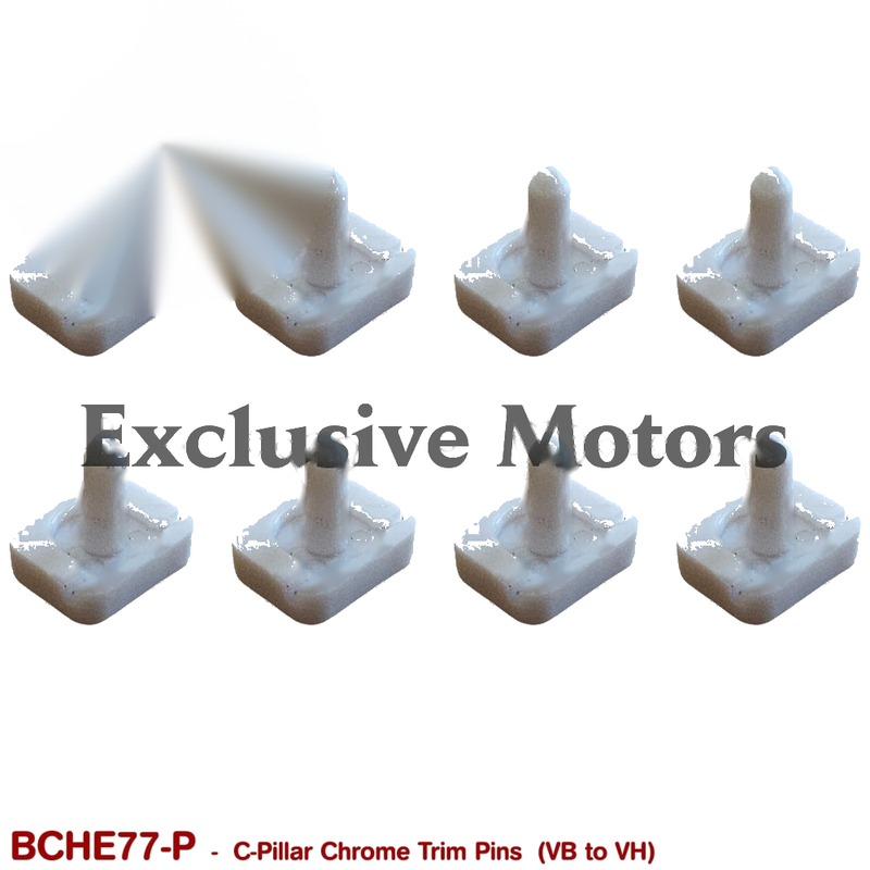 Holden Commodore VB VC VH C Pillar Chrome Trim Pins (1978-1983)