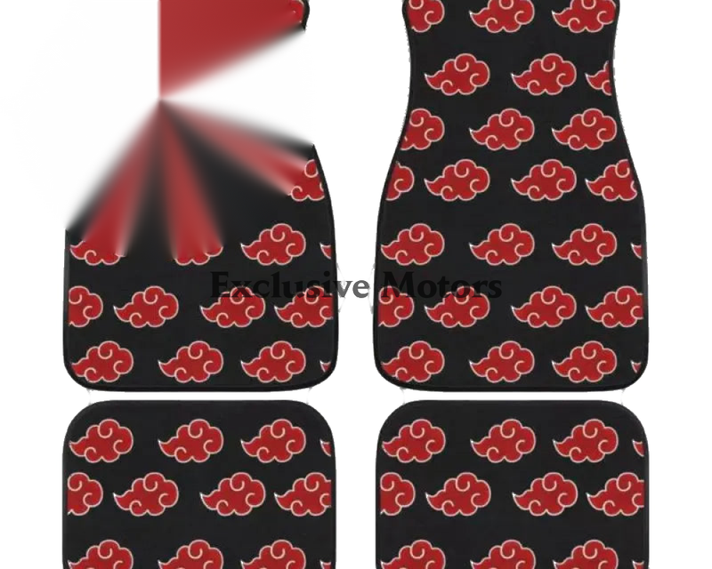 Custom Akatsuki Clouds Floor Mats
