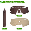 Ford Edge 2015-2021 - Brown Dash Carpet Dashboard Cover Mat