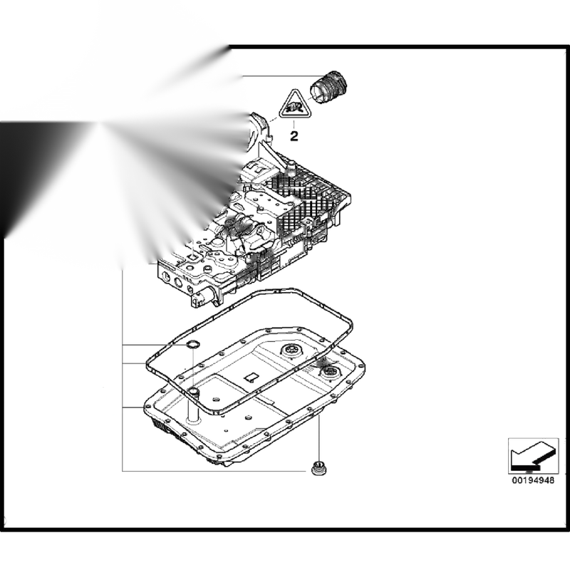 BMW E90 E60 E71 Automatic Transmission Oil Pan Filter Kit (2007-2013)