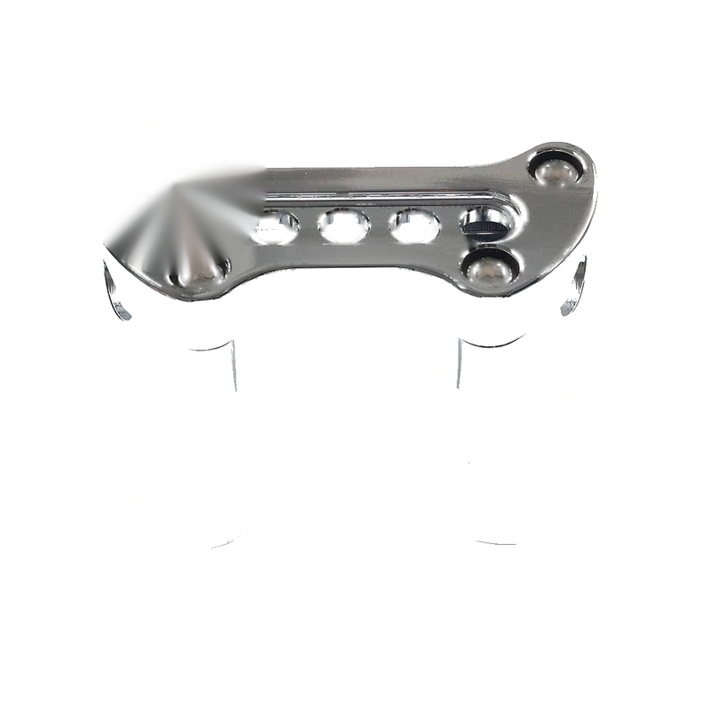 Harley Dyna Softail Sportster XL 3.5" Handlebar Riser & Top Clamp CNC