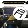 Ford F-150 (2015-2020) Carbon Fiber Black Central Control Panel Cover Trim