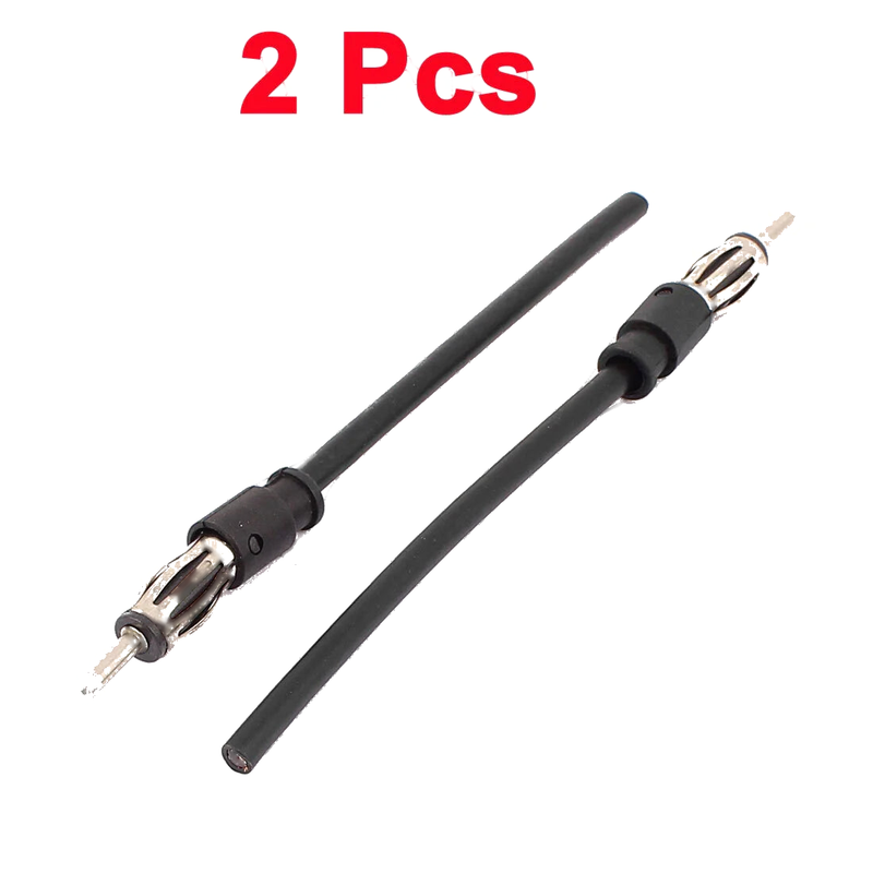 Ford 2 x Male Car AM FM Radio Antenna Socket Connector Cables