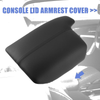 Honda Accord (2015-2017) - Black Armrest Pad Console Lid Armrest Cover