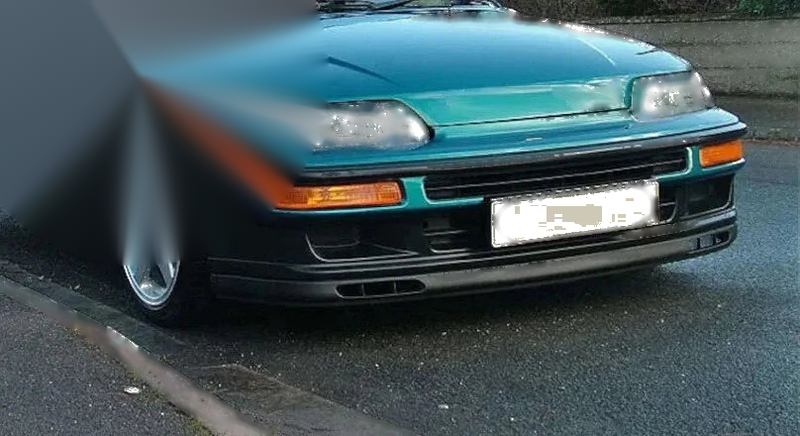 Honda CRX  2 Piece Pcs Laguna Front Bumper Splitter