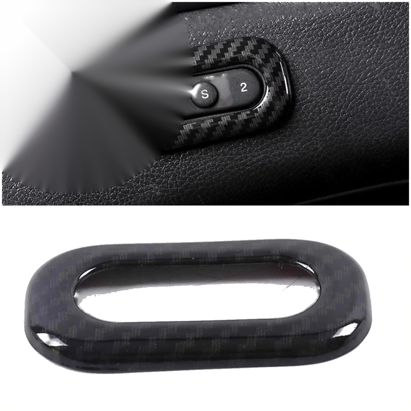 Jeep Grand Cherokee Carbon Fiber Seat Adjust Button Lid Cover Trim (2014-2021)