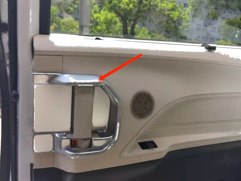 Toyota Sienna 2 x ABS Matte Middle Door Handle Frame Cover Trim (2021-2023)