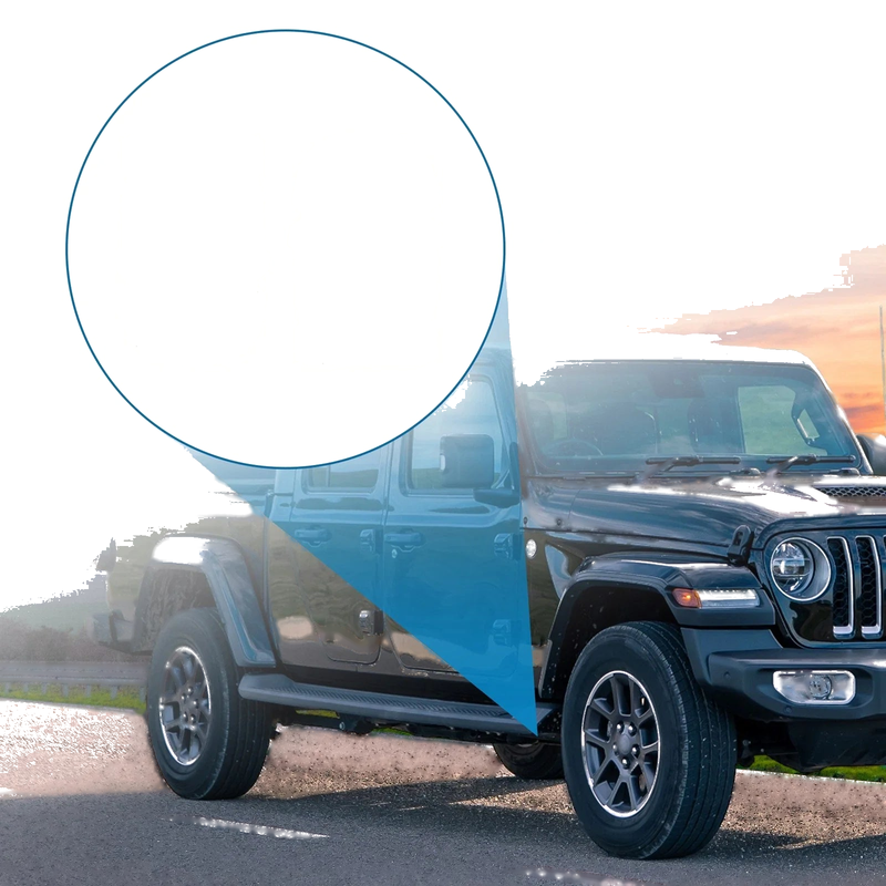 Jeep Wrangler JK (2007-2018) White 2 x Car Front Spring Jounce Bumpers