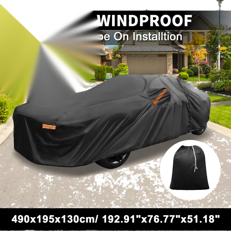 Ford Mustang Waterproof Car Cover with Driver Door Zipper