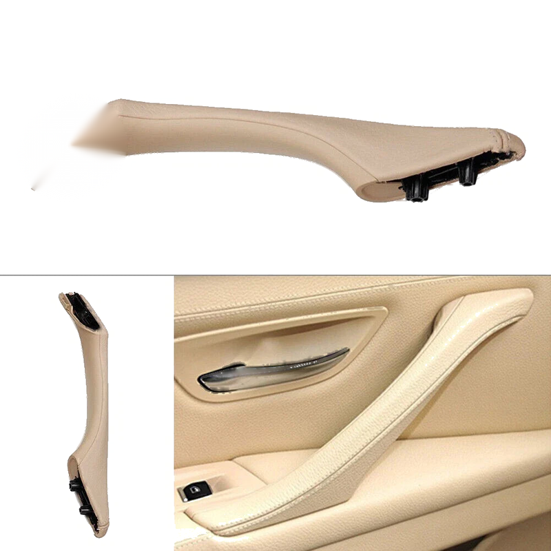 BMW 5 Series F10 F11 F18 Left Door Trim Pull Handle Leather (2010-2017)