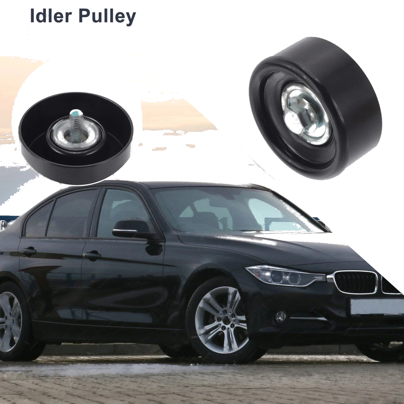 Jeep Wrangler (2007-2018) Black 1 x Piece Drive Belt Idler Pulley