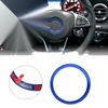 Mercedes Benz C Class C200L E300L GLA220 CLA 2" Blue Wheel Ring Cover Trim