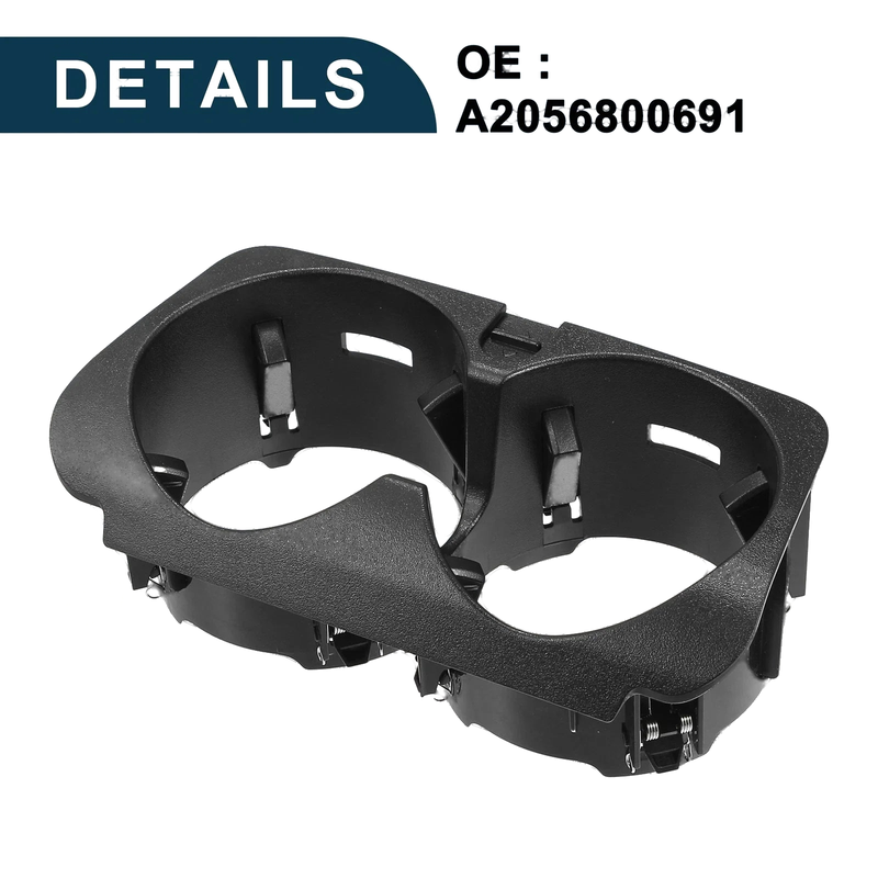 Mercedes Benz W463 (2019-2023) - Practical Drink Holder Black Cup Holder