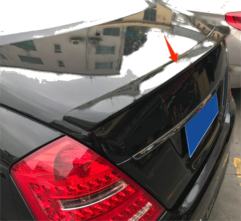 Mercedes Benz S-Class W221 Unpainted Rear Spoiler Wing (2007-2013)