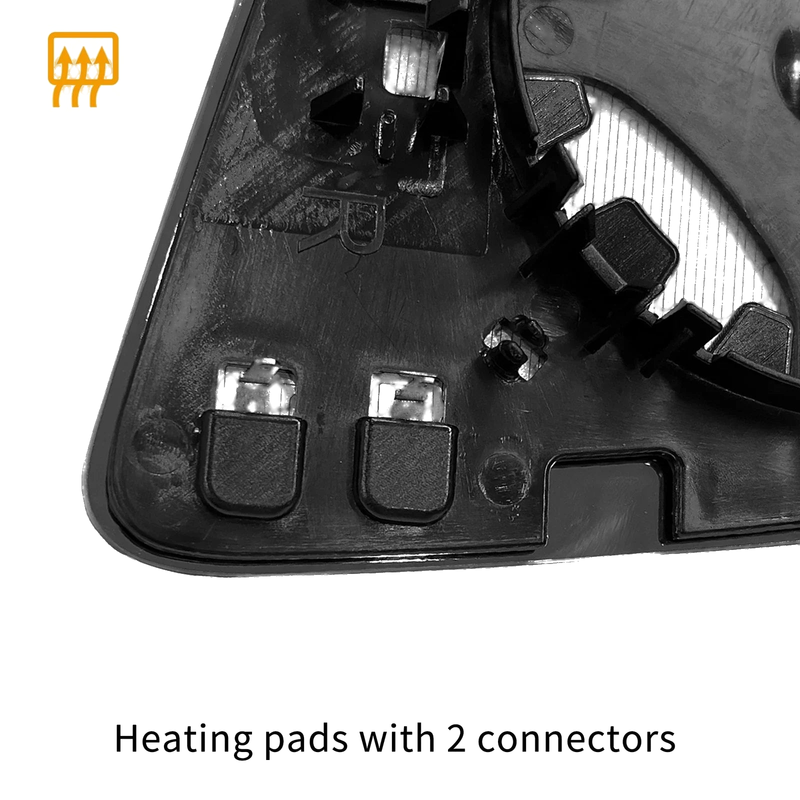 Mercedes E250 E350 E400 E550 Right Side Heated Mirror Glass with Holder