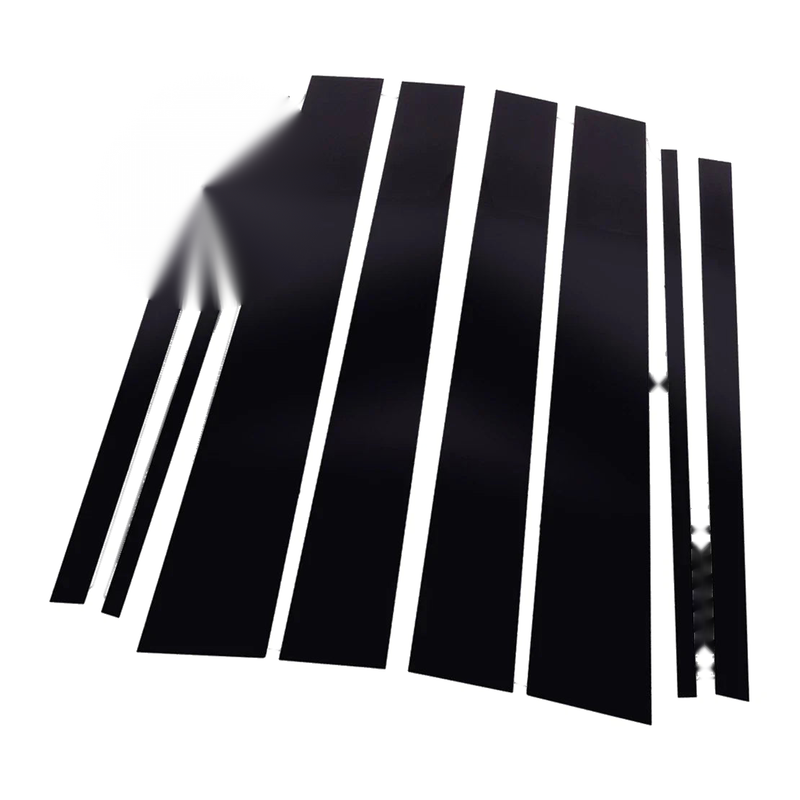 Honda Pilot Piano Finish Black Window Pillar Post Door Covers (2016-2022)