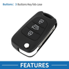 Hyundai I20 I30 I35 3 x Keyless Entry Remote Key Fob Shell Case (2008-2017)