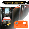 Jeep Wrangler JL JLU (2018-2024) Orange Rear Window Switch Panel Trim Cover