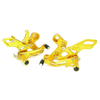 Yamaha MT09 FZ09 (2014-2016) Gold Rear Racing Foot Pegs Rearsets