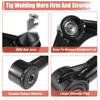 Dodge Ram 1500 (2006-2023) Black 2 x 4" Front Upper Control Arms