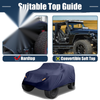 Jeep Wrangler JK JL 4-Door (2007-2021) Sun Protection Navy Blue SUV Car Cover