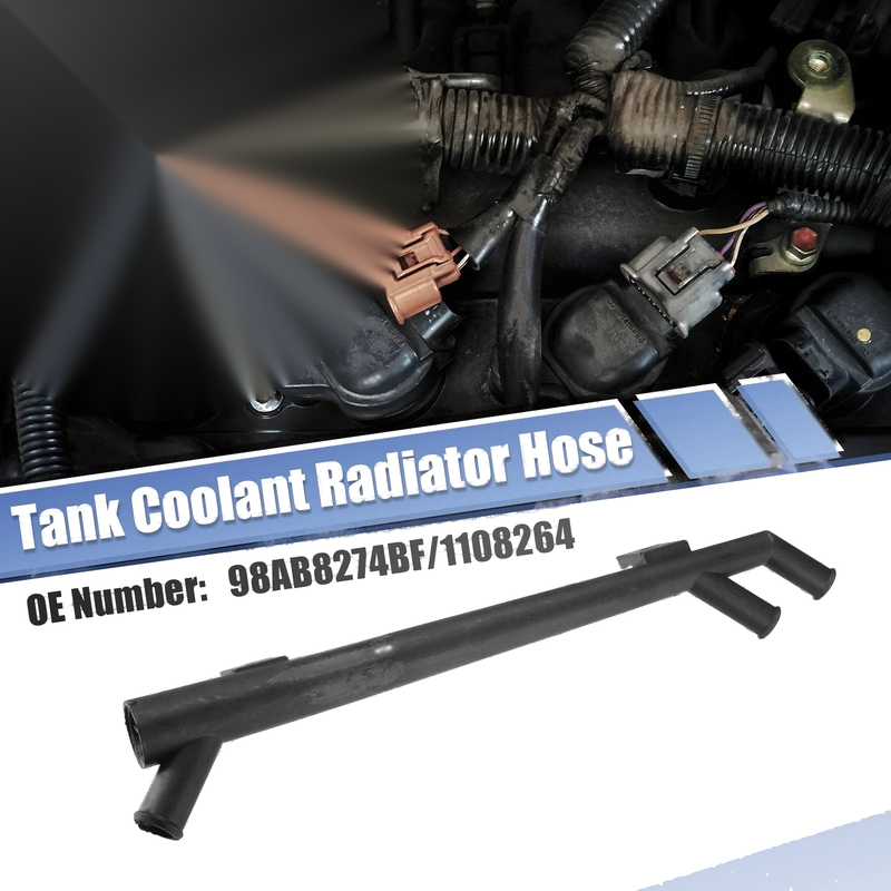 Ford Escape, Focus Heater Hose Radiator Expansion Tank Pipe (2000-2004)
