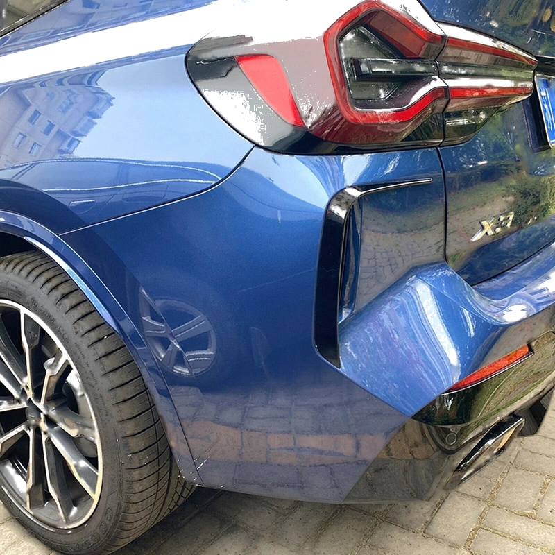BMW X3 X3M Rear Side Spoiler Trim 1 x Pair Gloss Black (2022-2024)