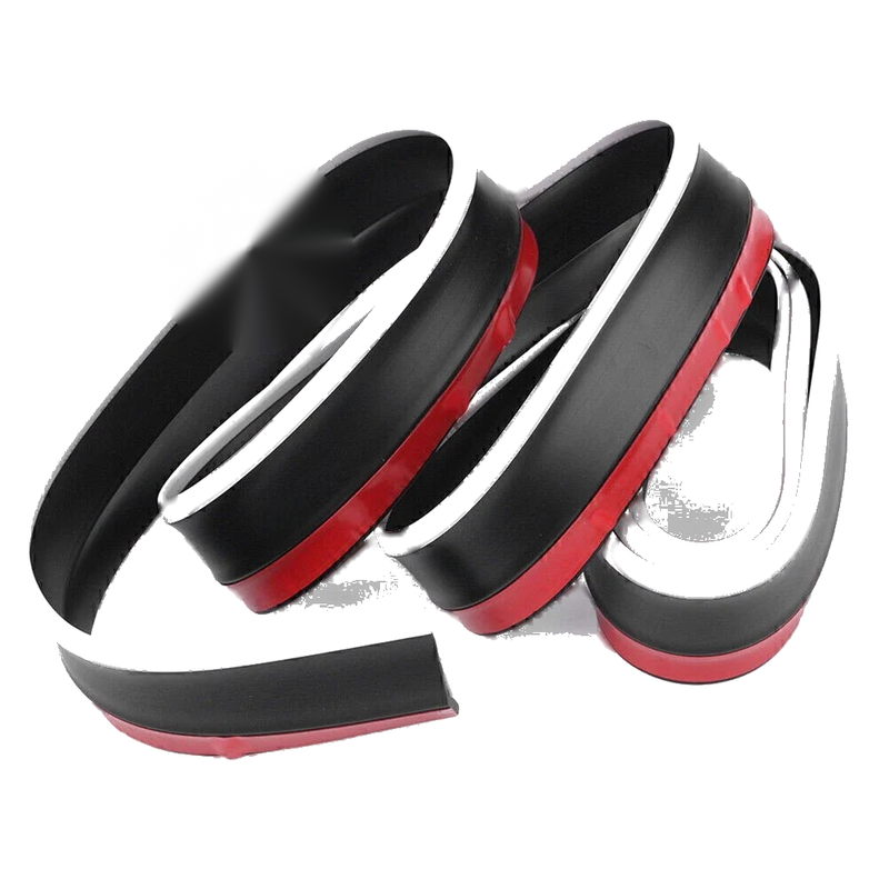 Car 2.5M White Lower Lip Protector Strip Bumper Guard (No Year Specified)