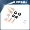 Dodge B150 Base (1991-1994) Gold Tone Engine Starter Rebuild Kit