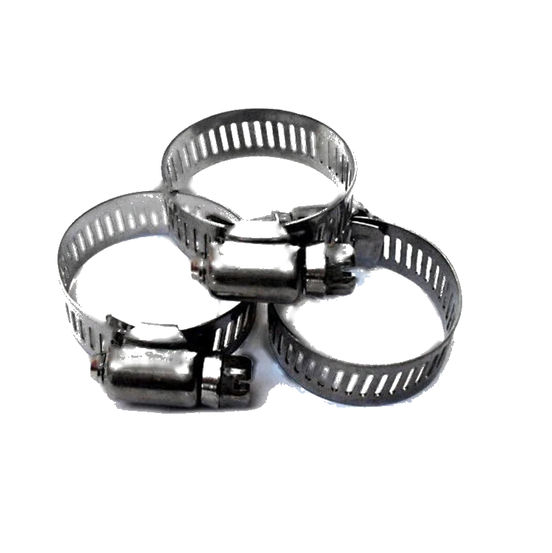 10Pcs Stainless Steel Adjustable Drive Hose Clamps Fuel Line Tube Clips 3/4"-1"