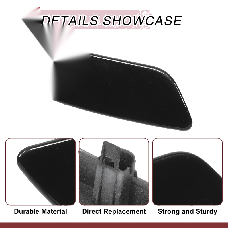 Lexus GS200t (2016-2019) Black 1 x Pcs Front Right Washer Nozzle Cover