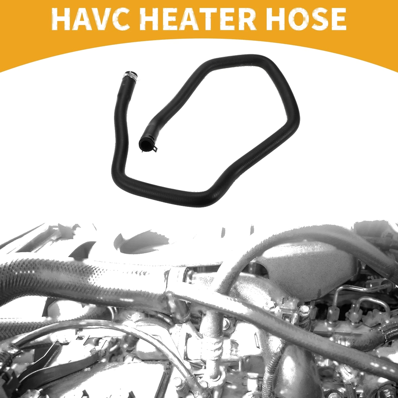 Ford Focus 2014-2020 Rubber Black 1 x Piece Heater Hose