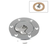 Universal Pop-Up Gas Cap Flush Mount Billet Fuel Filler Neck