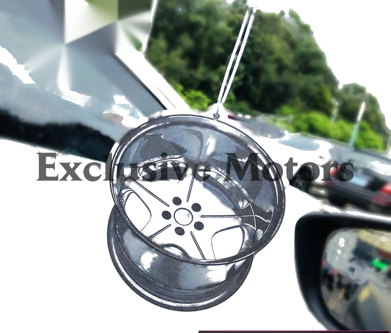 Silver Star 5 Spoke Rims Aftermarket Air Freshener