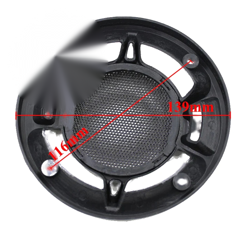2PCS 4 inch Speaker Cover Mask Woofer Auto Sound Audio Speaker Case Black