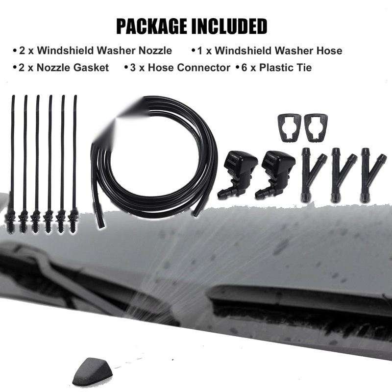 Ford Edge Auto Windshield Washer Nozzle Set (2015-2023)