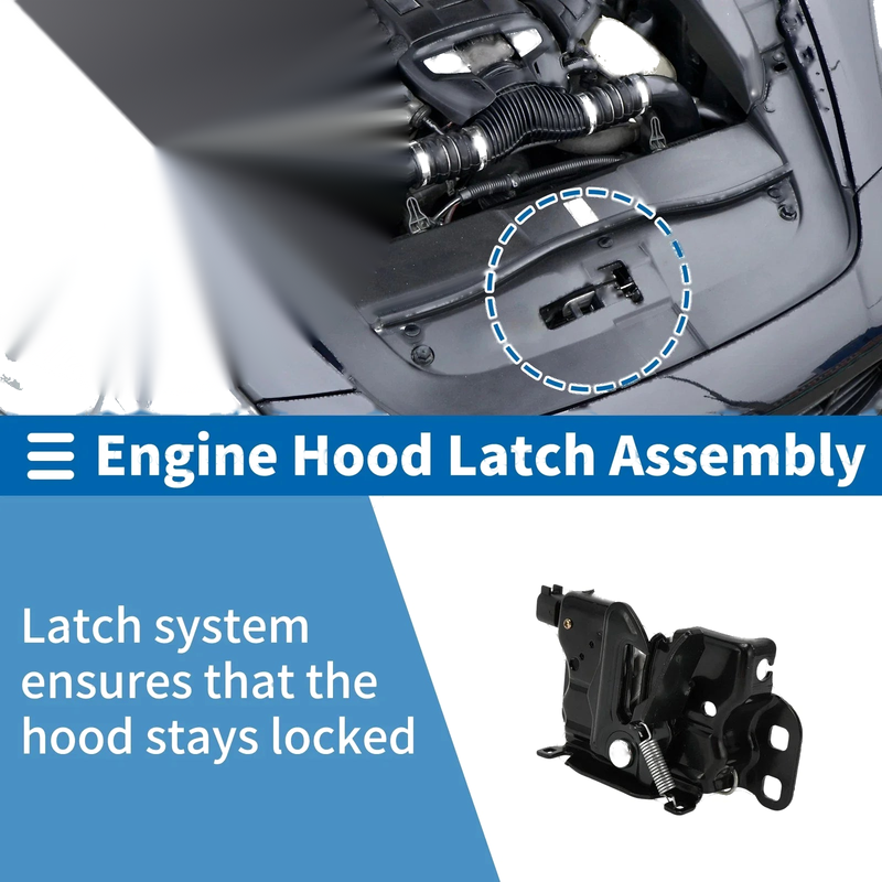 Dodge Challenger (2011-2015) - 1 x Quality Parts Hood Latch Assembly