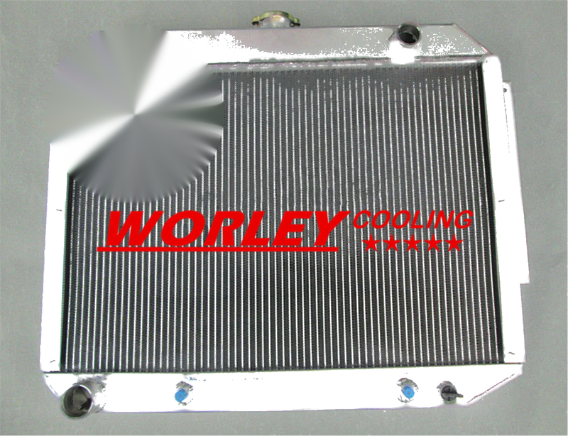 Plymouth Fury V8 3 Row Aluminum Radiator & Fan (1967-1970)