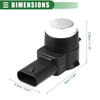 Mercedes-Benz C 250 Rear Bumper Park Assist Sensor (2012-2015)