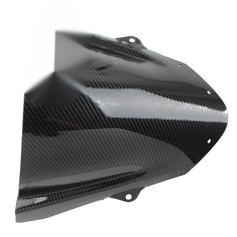 Kawasaki ZX6R 636, ZX10R Carbon Fiber Black Windshield ABS (2009-2022)