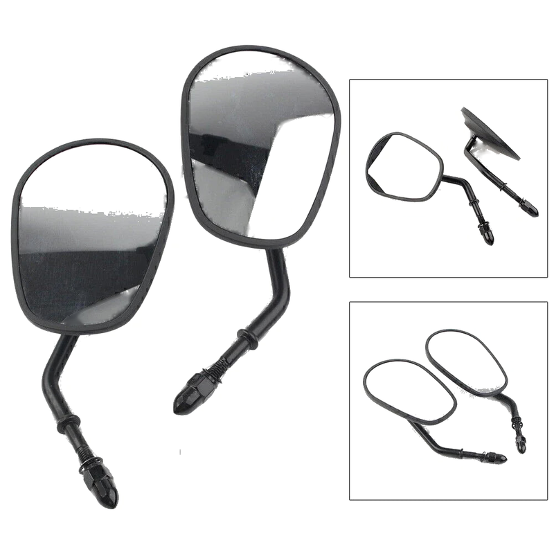 Harley Road King, Touring, XL 883 Sportster Rear View Side Mirrors