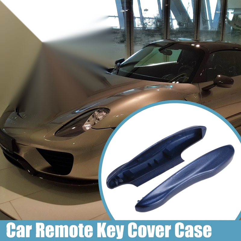 Porsche Taycan 911 (2020-2021) Blue Car Remote Key Side Cover Case Set