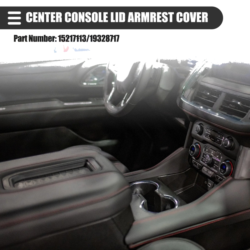 Chevy Silverado 1500 Center Console Lid Armrest Cover (2007-2013)