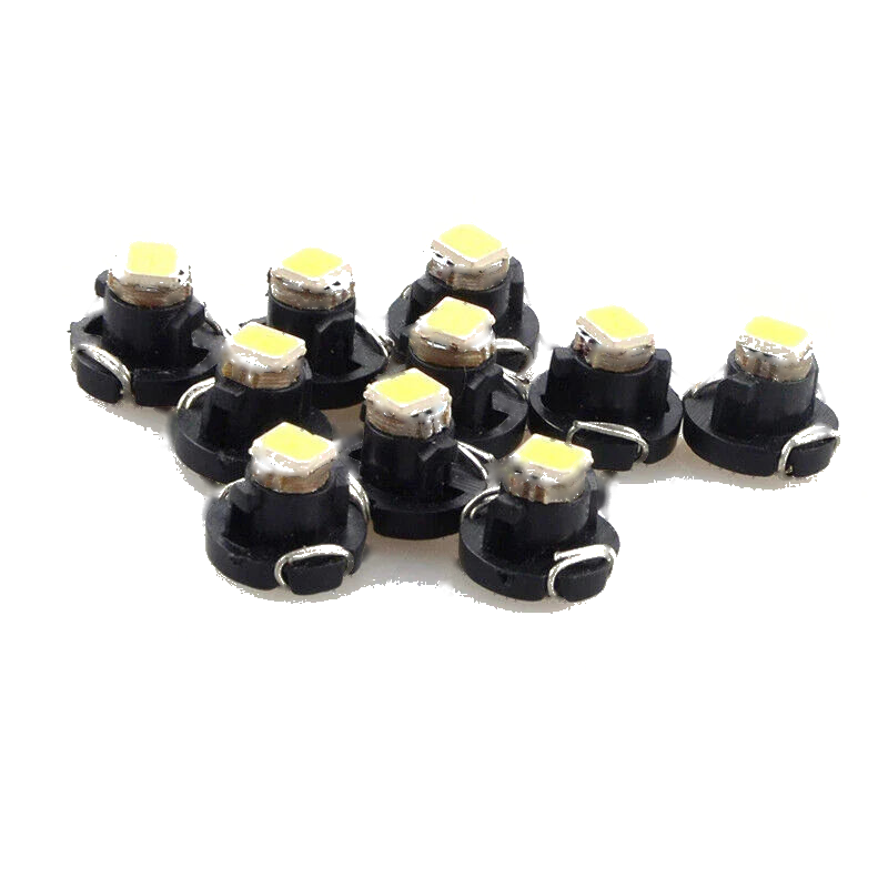 20 x Green T3 Neo Wedge LED Dash HVAC Lights