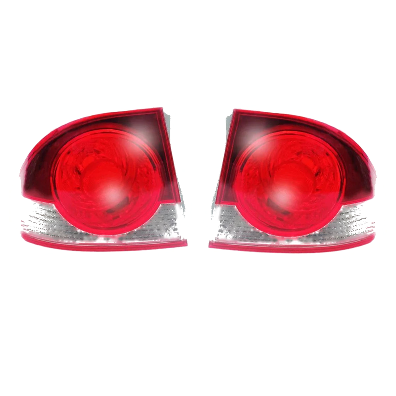 Tail Light Rear Lamp no Bulb Pair LH+RH Fits Honda Civic FD 4D Sedan 2006-08 D05
